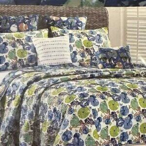 Beautiful Coastal Queen 5pc quilt set 100% cotton